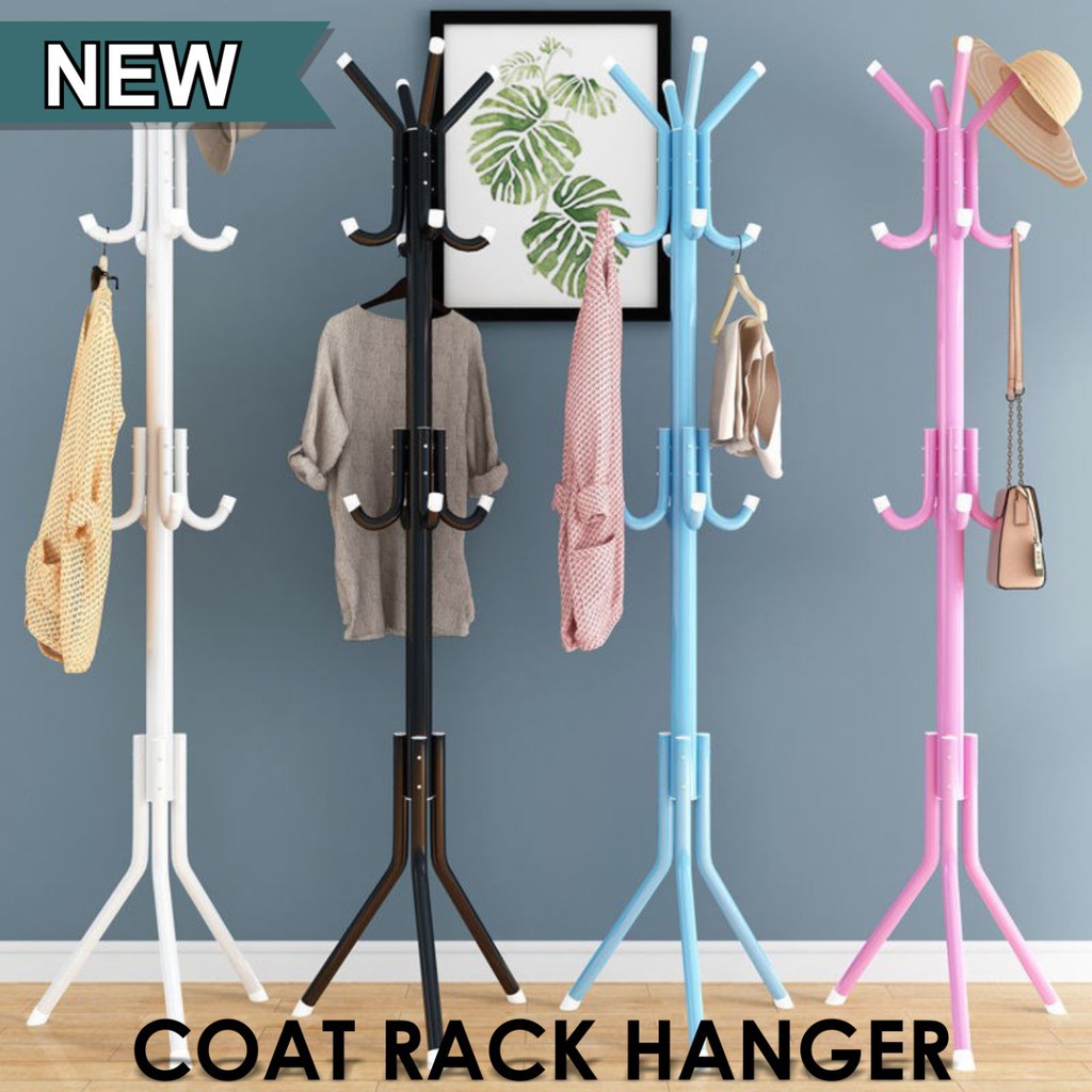 DISKON STAND HANGER COATRAK Gantungan Baju Topi Dan Tas Stand Hanger MULTIFUNGSI -TERMURAH COD