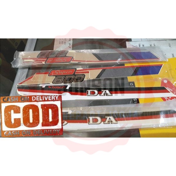 LIS STRIPING STICKER ASTRA SUPER CUB 800