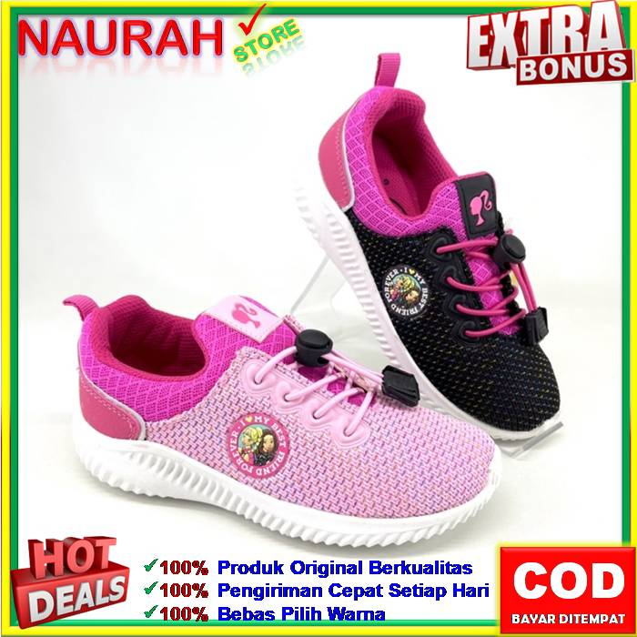 SEPATU ANDO ANAK BARBIE MAGIC SNEAKERS ANAK 100% ORIGINAL KUALITAS IMPORT NYAMAN AWET SOL ANTI SLIP EMPUK