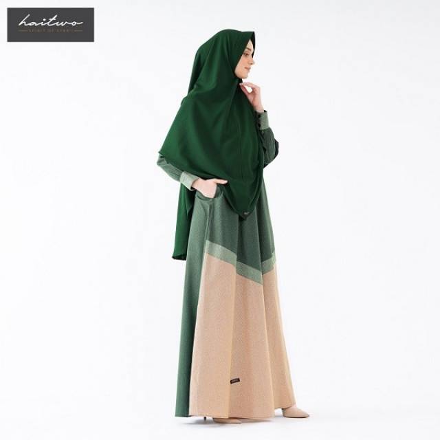 GAMIS SYARI GM 69 II 1  SET KHIMAR II HAITWO