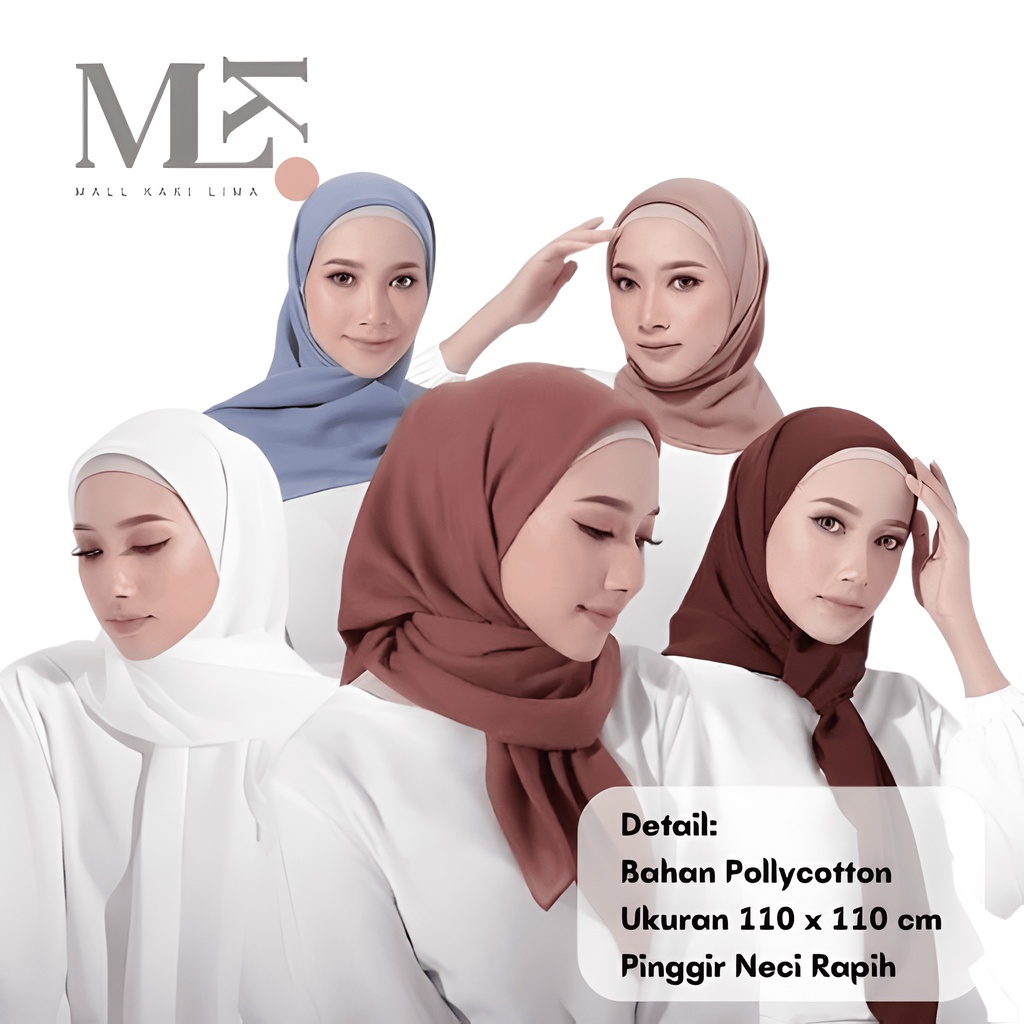 JILBAB PERSEGI BELLA SQUARE POLLYCOTTON ORIGINAL 50 WARNA DAILY HIJAB KERUDUNG BELLA SQUARE HIJAB SEGI EMPAT JILBAB PERSEGI HARGA GROSIR GRATIS ONGKIR BISA COD