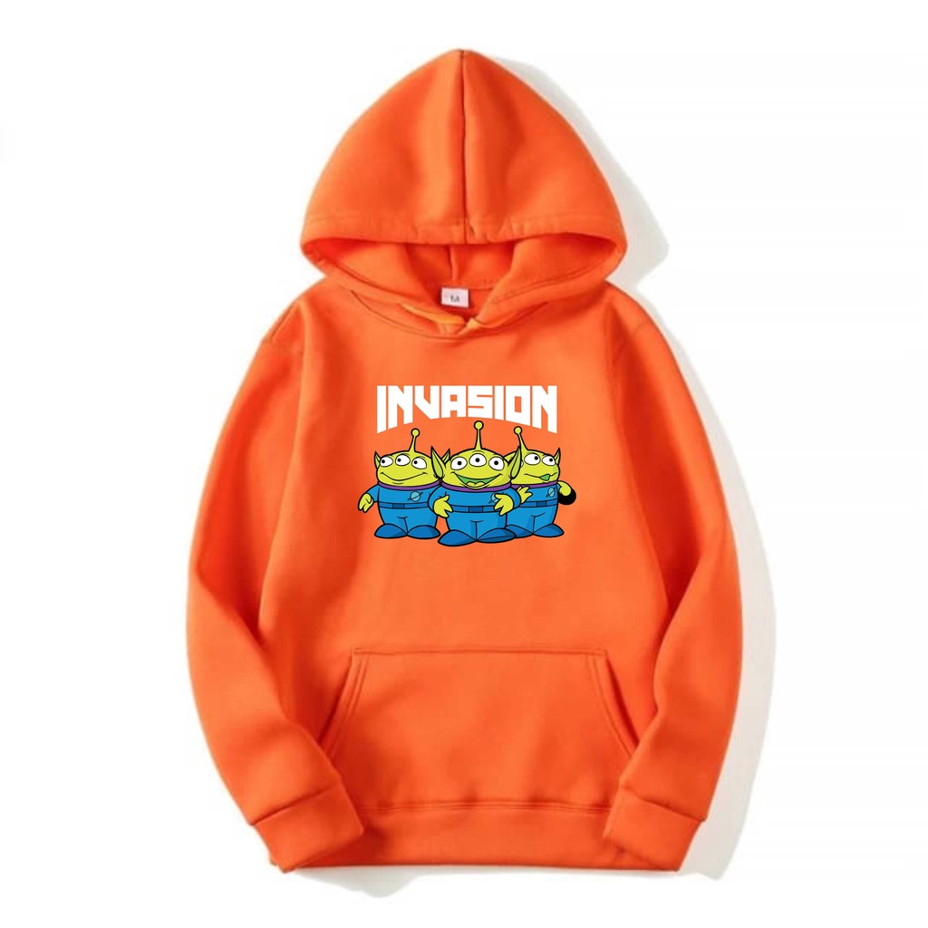 INVASION Jumper Hoodie II INVASION Sweater Hoodie II Sweter Oblong Topi SIZE M - XL ( Pria &amp; Wanita / Anak &amp; Dewasa )