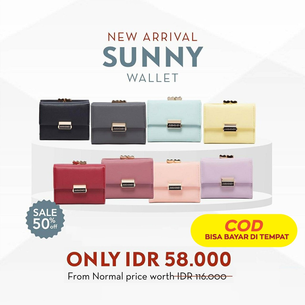 DOMPET LIPAT WANITA JIMS HONEY SUNNY WALLET
