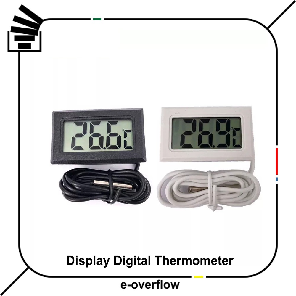 Digital Display Temperatur with Probe Sensor Thermometer