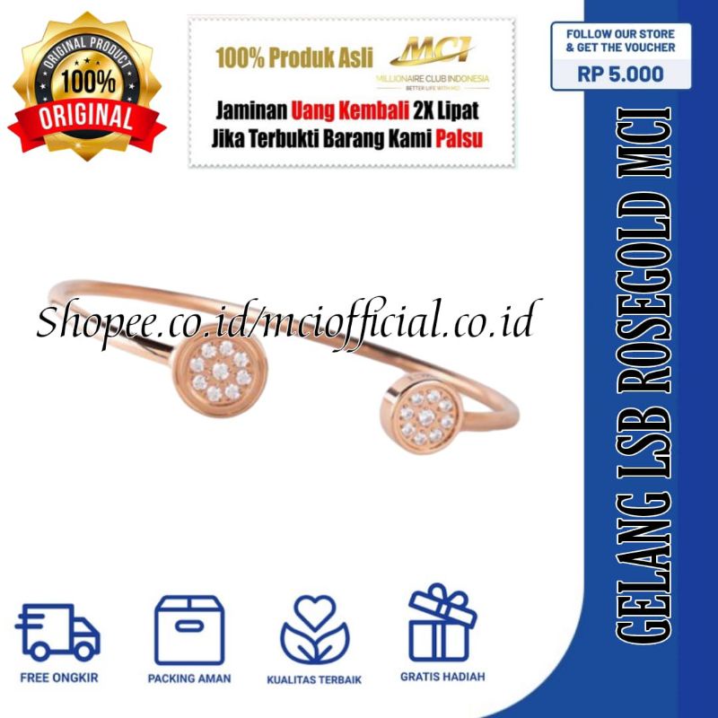 ⭐⭐⭐⭐⭐ Gelang Mci _ Gelang Rose Gold _ Gelang Brecelet Mci _ Gelang Wanita Mci _ Gelang Mci Rose Gold