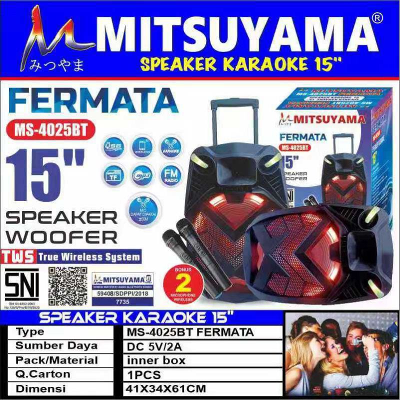 speaker mitsuyama 15"