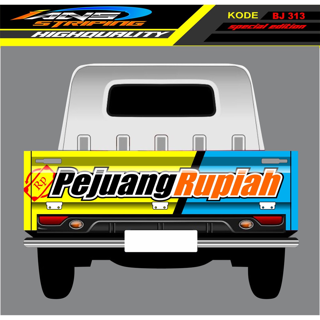 STIKER BAK BELAKANG GRANMAX / DECAL STICKER GRANMAX / STICKER MOBIL GRANMAX PICK UP