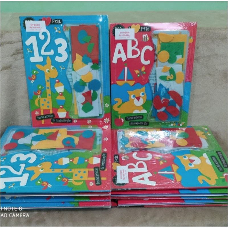 Import book Children Book Activity book ABC - I love felt
