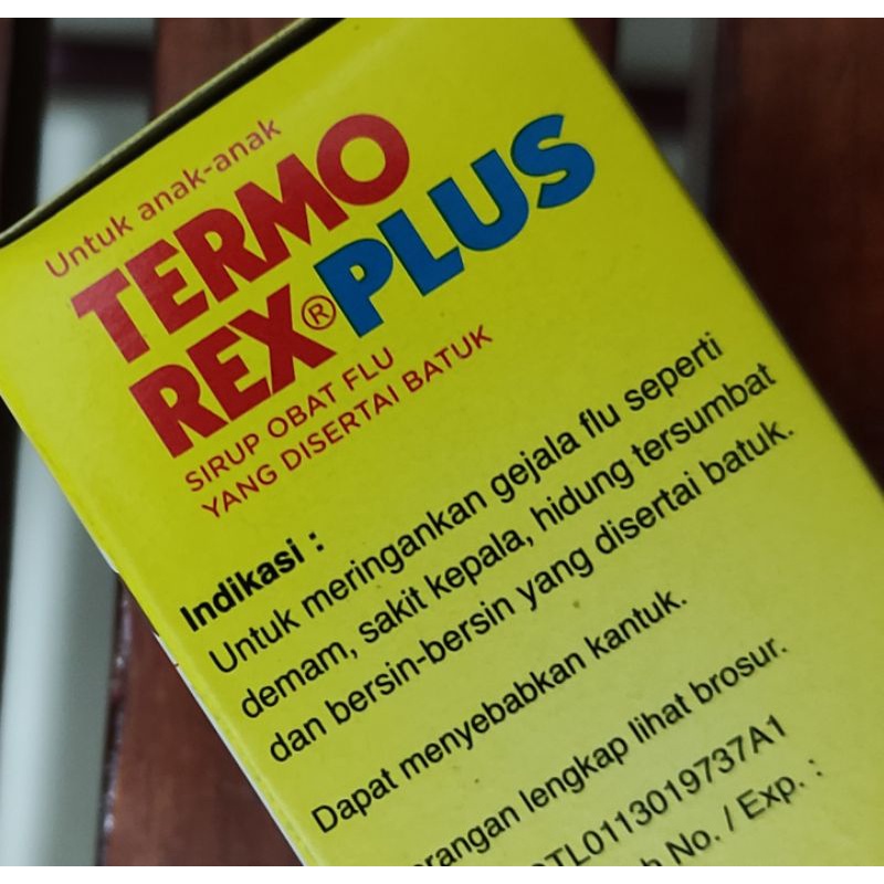 Termorex Plus 60 ML / Flu / Demam / Sakit Kepala / Hidung Tersumbat