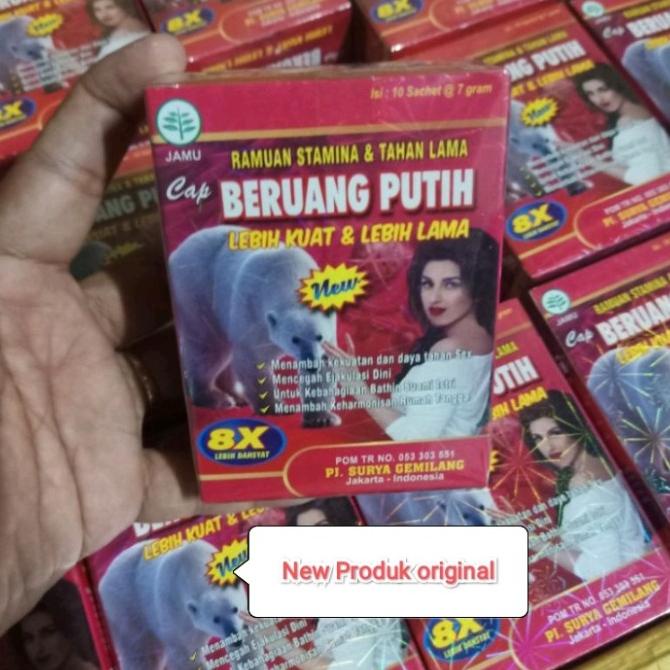 Jamu Serbuk Cap Beruang Putih Original ..