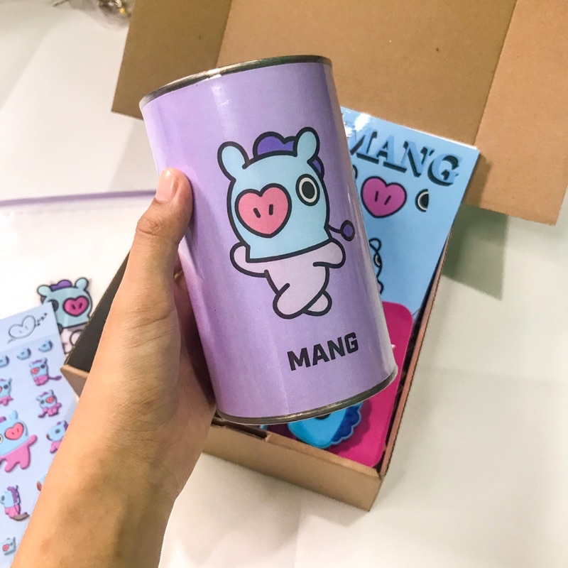 [MANG] GIFT BOX | HAMPERS SET BT21 TOTEBAG LENGKAP FREE POUCH &amp; SCRUNCHIE EDISI MANG KADO CEWEK / KADO PACAR / KADO ANAK / KADO GADUATION