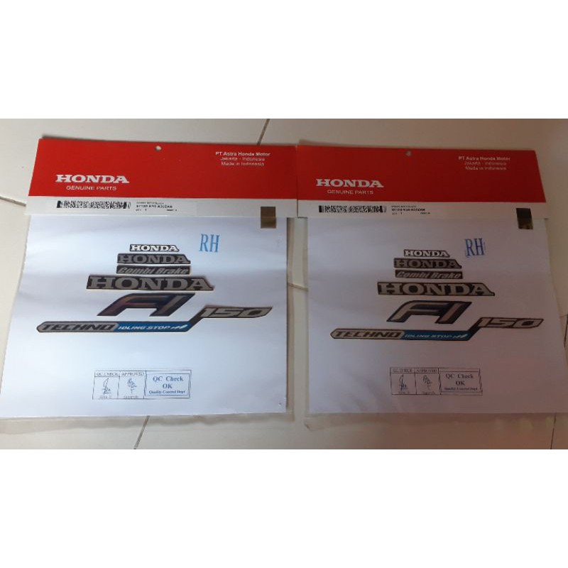 list stiker body hitam vario 150
