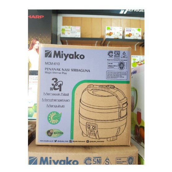 Rice Cooker / Magic Com Miyako 1Liter MCM-610 3in1 PROMO GARANSI