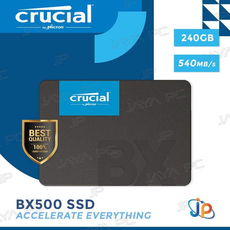 Micron Crucial SSD BX500 240GB Sata 3 - 3D Nand SSD 240 GB 2.5"