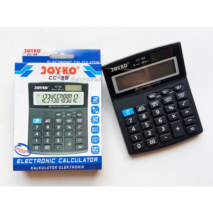 Calculator / Kalkulator Joyko CC-39 - 12 Digits - Check Correct