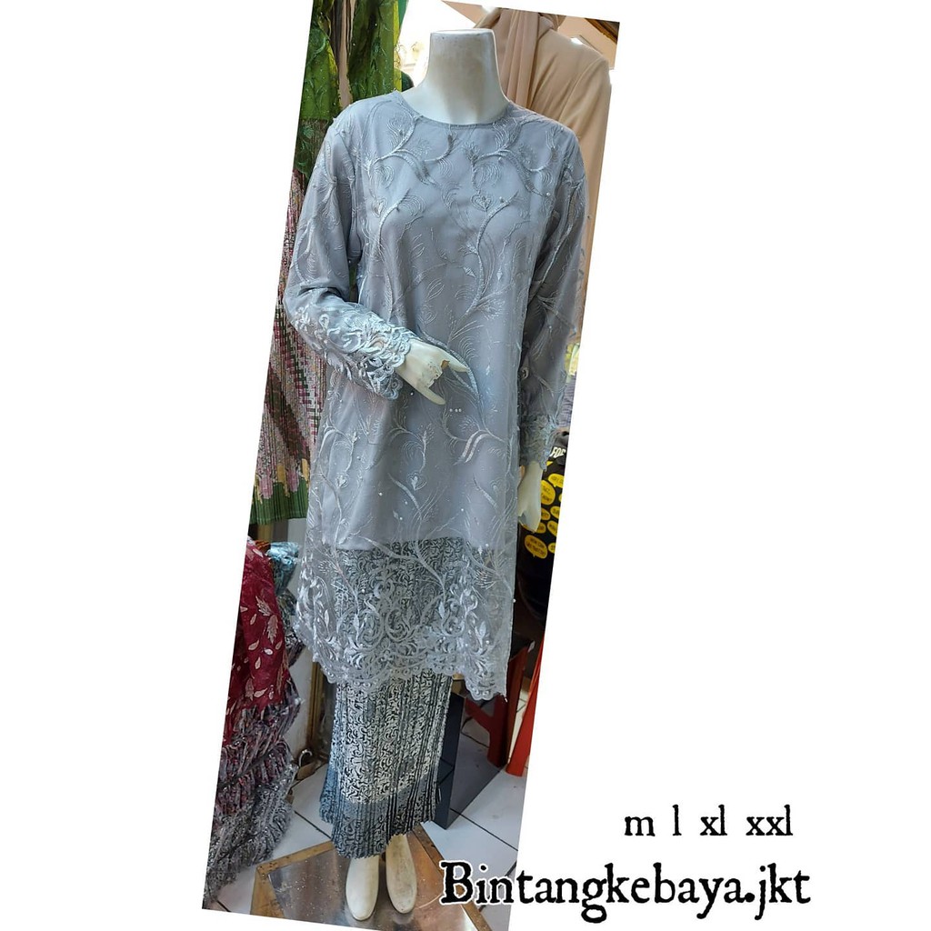 TERBARU SET TUNIK TULLE MUTIARA BORDIR / SET TUNIK PESTA / SET TUNIC TULLE MUTIARA BORDIR