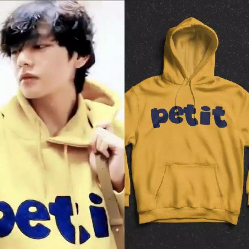 OFFICIAL SLOW ACID PETIT BTS TAEHYUNG V WEAR BAJU HOODIE