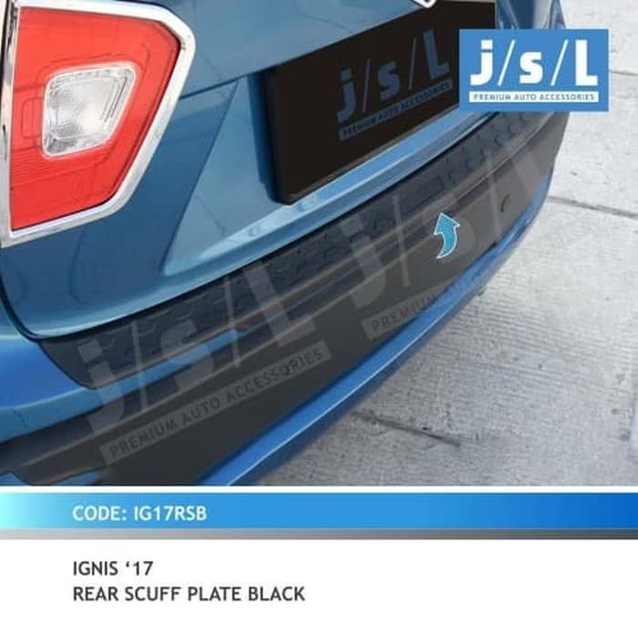 Sillplate belakang Ignis black