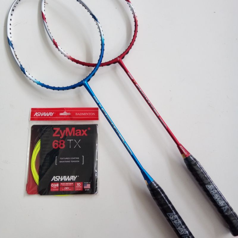 ASHAWAY Ti 120 dan Ti 130 Titanium Mesh Raket Badminton Original