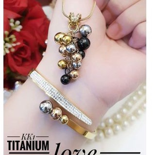 Titanium perhiasan wanita S99
