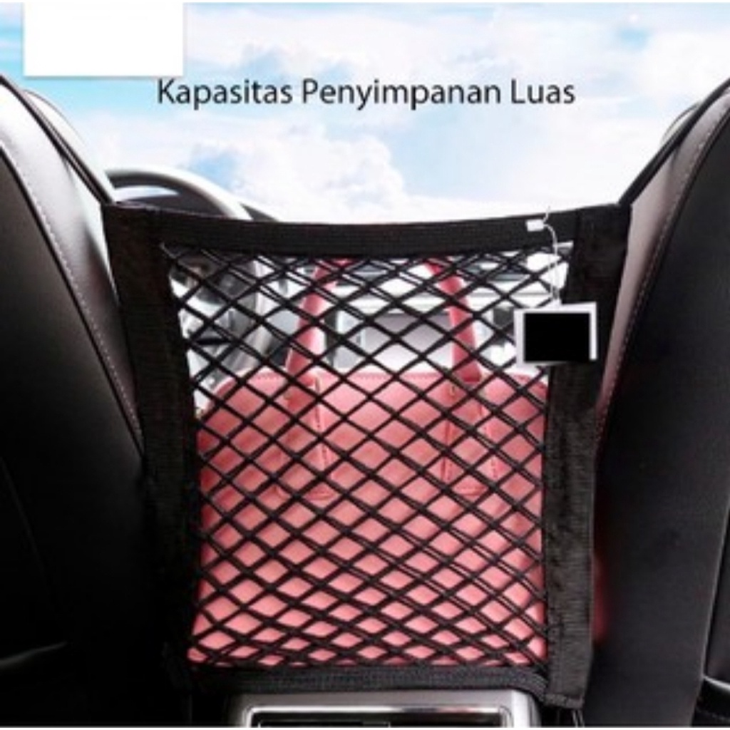 JARING MESH PENYIMPANAN BARANG MOBIL CAR NET ORGANIZER NET STORAGE