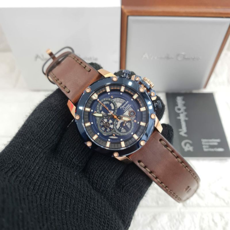 JAM PRIA JAM ALEXANDRE CHRISTIE AC 6564 BLUE ROSEGOLD