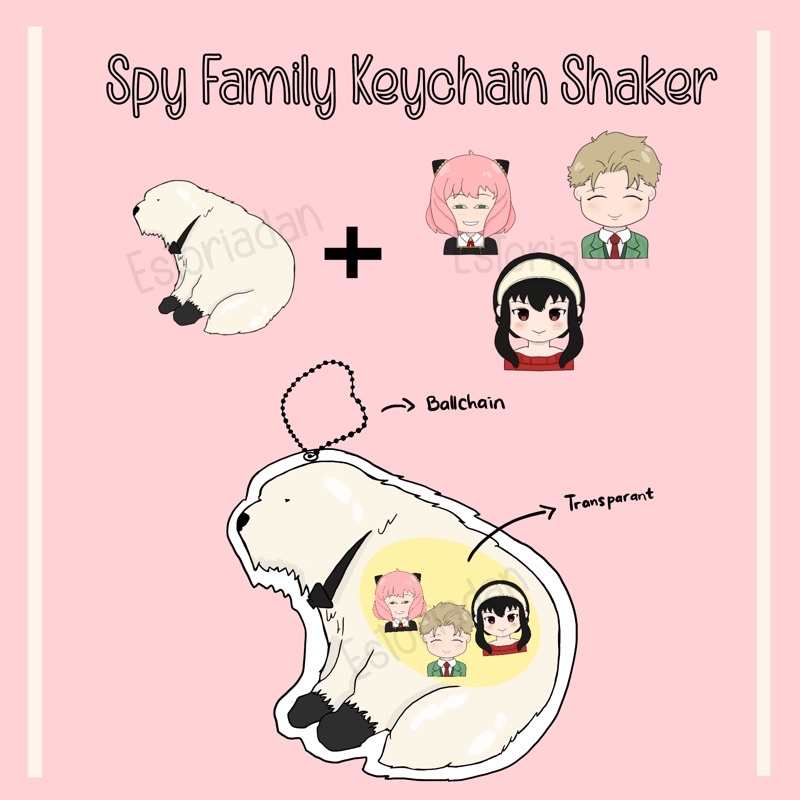 Keychain Shaker Spy Family PRE-ORDER
