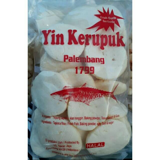 

Kerupuk ikan tenggiri koin/dolar palembang
