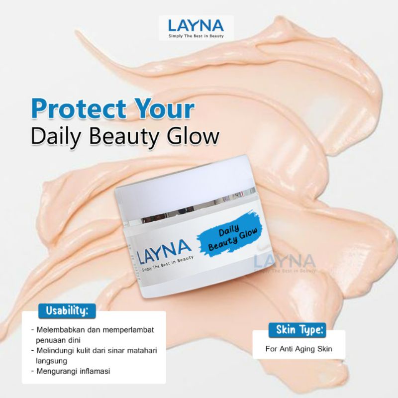 Layna Daily Beauty Glow BPOM - Cream Glowing Flek Layna Aman Bumil Busui