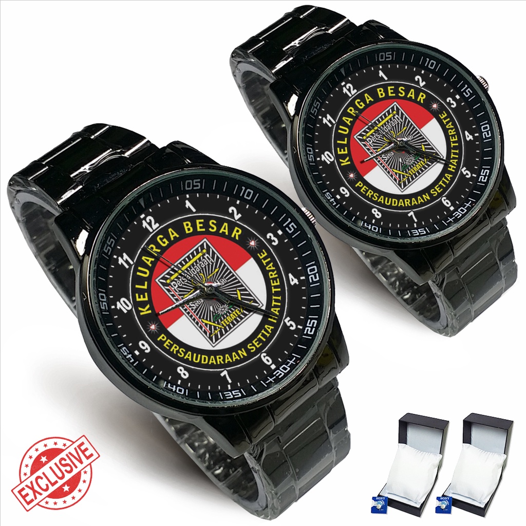 Jam Tangan Rantai Couple KEL. BESAR PSHT 02 (Cool)