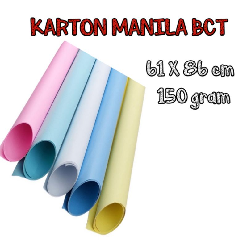 

Karton Manila BCT Warna 61X86 cm 150 gr