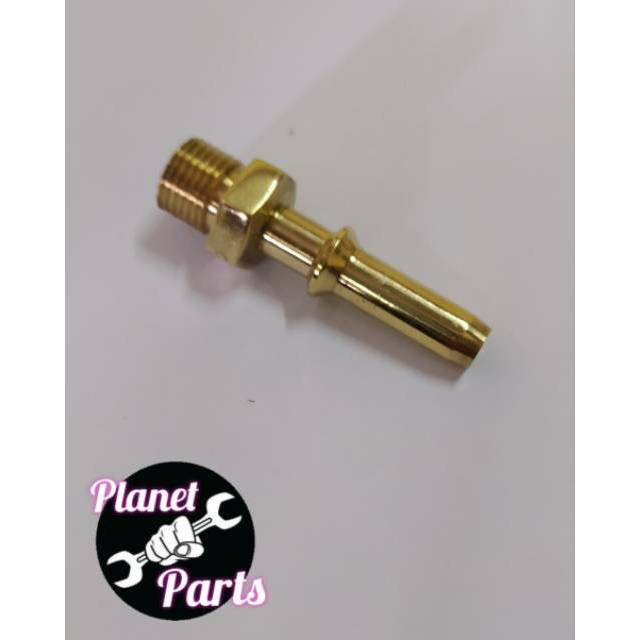 NEPEL DRAT ¼ SELANG INJEKTOR 8mm | NEPEL DRAT 1 per 4 UNTUK SELANG INJEKTOR 8mm