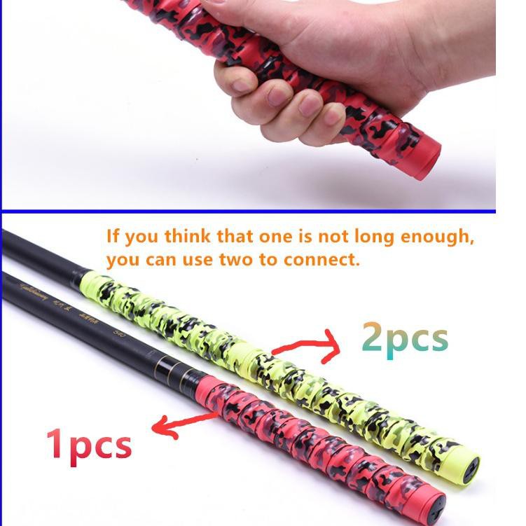 GJM» TANLE grip 5Pcs Band Pembungkus Raket Badminton Bulutangkis dengan Lem Motif Camo GJM ❤️