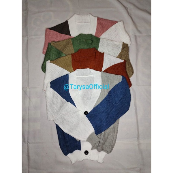 CARDIGAN LOCY 3 WARNA// CARDI LOCY ANAK // CARDIGAN RAJUT ANAK