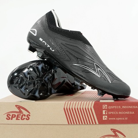 Sepatu Bola Specs Accelerator Satu Elite FG Black Silver 101132 Original BNIB