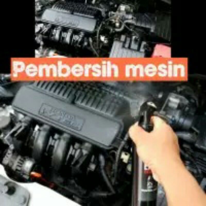 Alat Pembersih Mesin Mobil Engine Clear Perawatan Cuci Area Kabin Mesin Kendaraan lebih Hitam Mengkilat