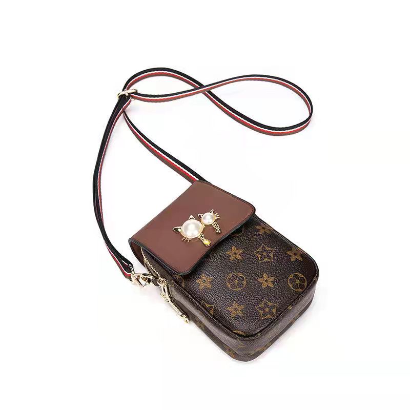 Satu7an T270 Tas Selempang Wanita Tas Mini Tempat Hp Fashion Korean Kasual Style Motif Tas Cewek Import Sling Bag Kulit PU