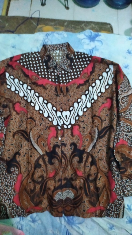 Rb Kemeja Batik Lengan Panjang Kain Batik Pekalongan Terlaris