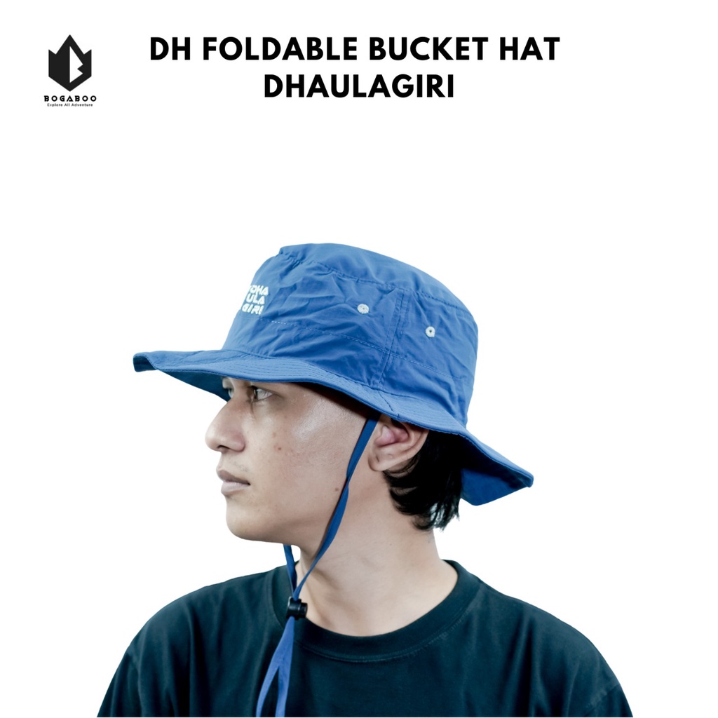 (COD) Dh bucket hat - topi rimba dhaulagiri - topi rimba anti uv dan sunproof - topi rimba quickdry 