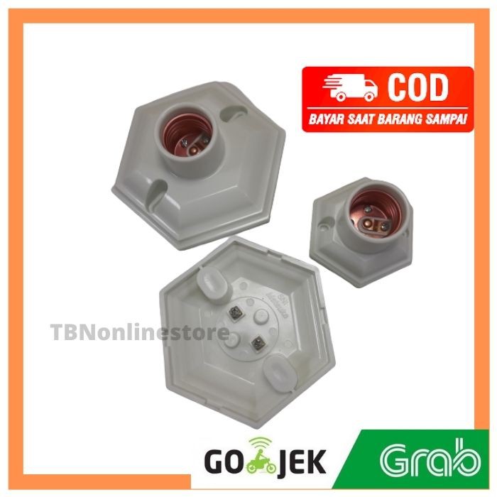 FITTING PLAFON KEMBANG / FITTING LAMPU UKURAN KECIL SEDANG BESAR MATSUKA