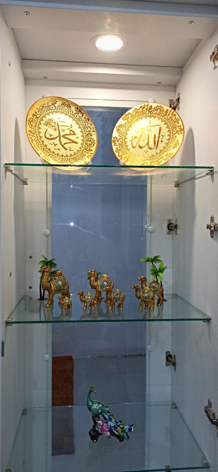 Pajangan Keramik Piring Allah Muhammad