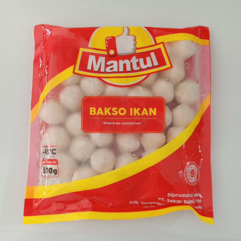 

Mantul baso ikan 500gr