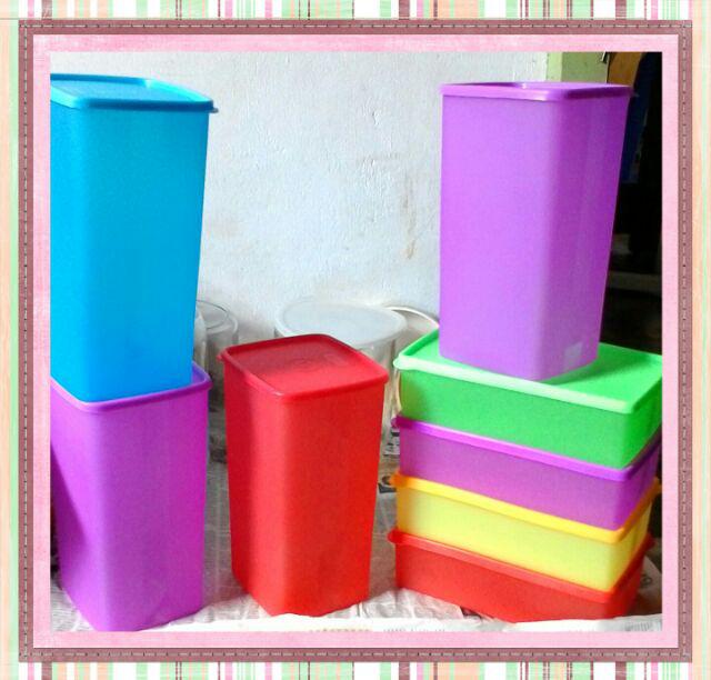 [indra Houseware]paket Toples Plastik Kotak Makan Set Isi 8pcs/toko$$