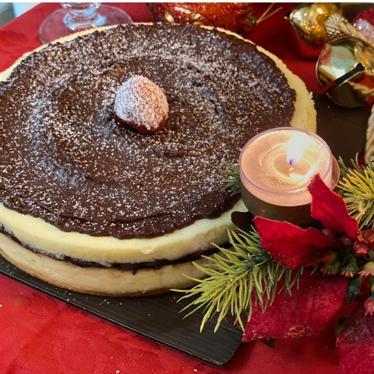 

CHOCOMALTINE CHEESE CAKE