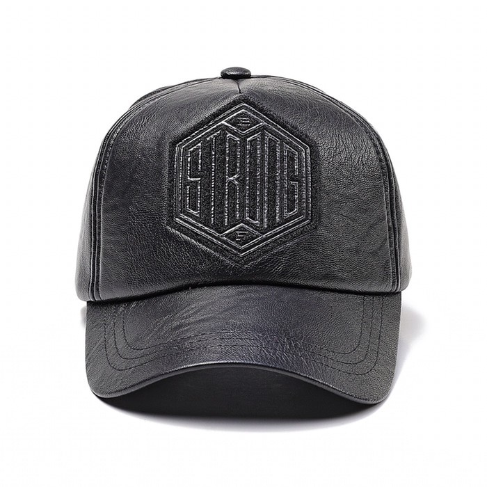Topi Kulit Pria Topi Baseball Cap import Jamont STRONG