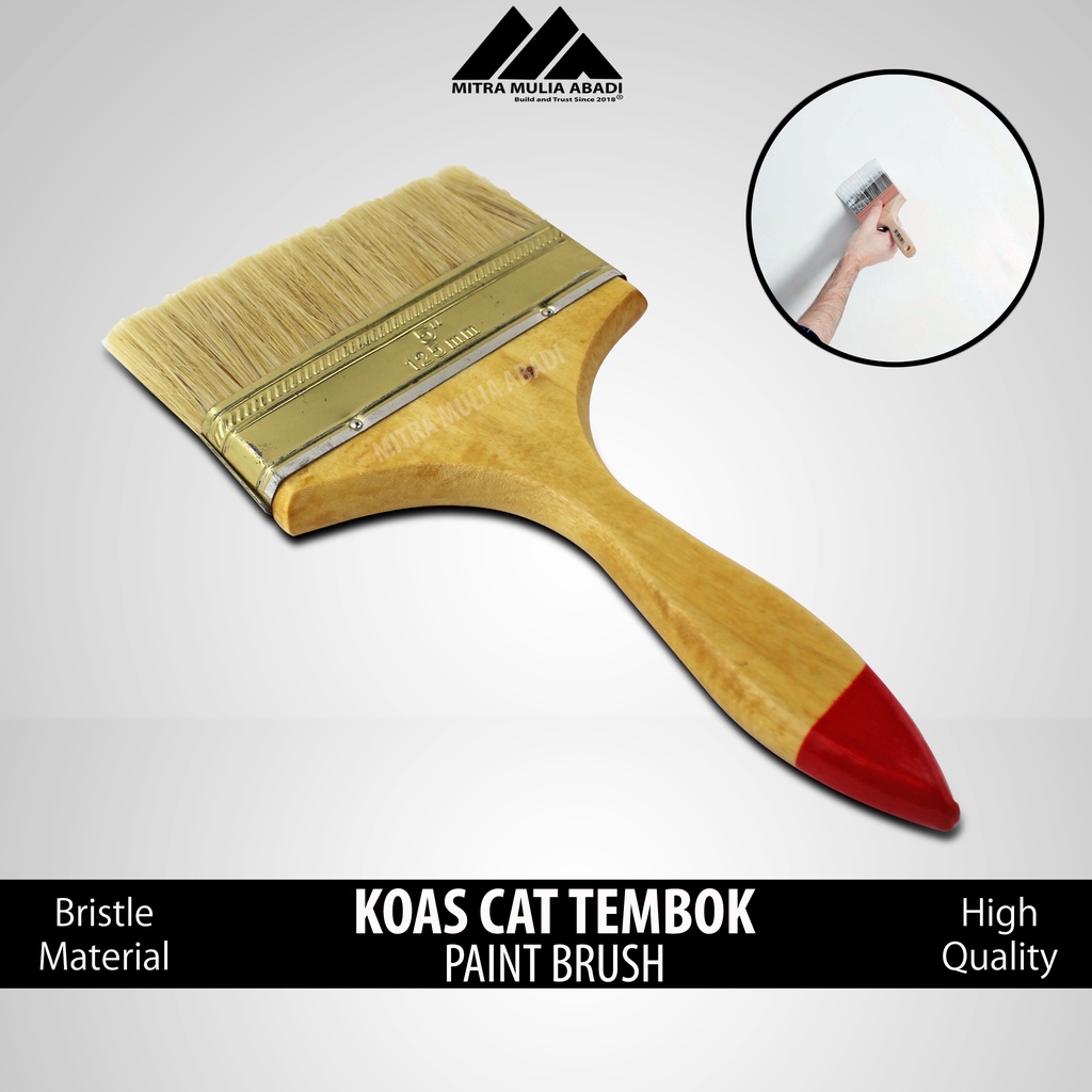 Kuas/ Koas Cat Tembok Ukuran 5&quot; inch