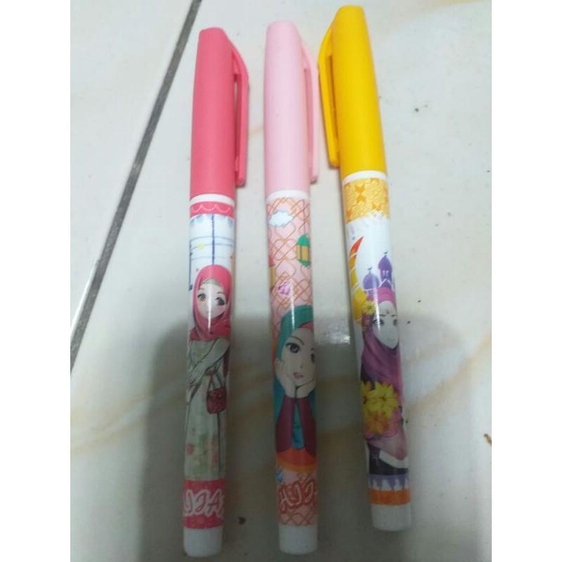 

pen gel lucu hijab