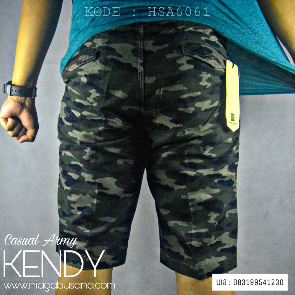 TERBARU  Celana Pendek Army Merk Kendy Katun Premiun  LIMITED