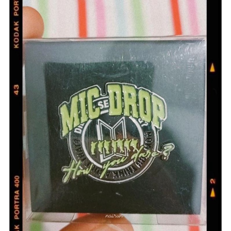 Badge Mic Drop BTS Pin Mic Drop BTS Pop Up