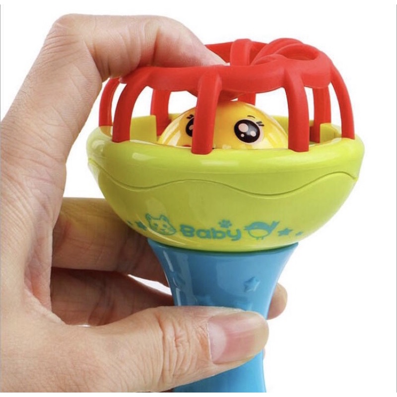 BARBEL BALL RATTLE | mainan rattle kerincingan bayi